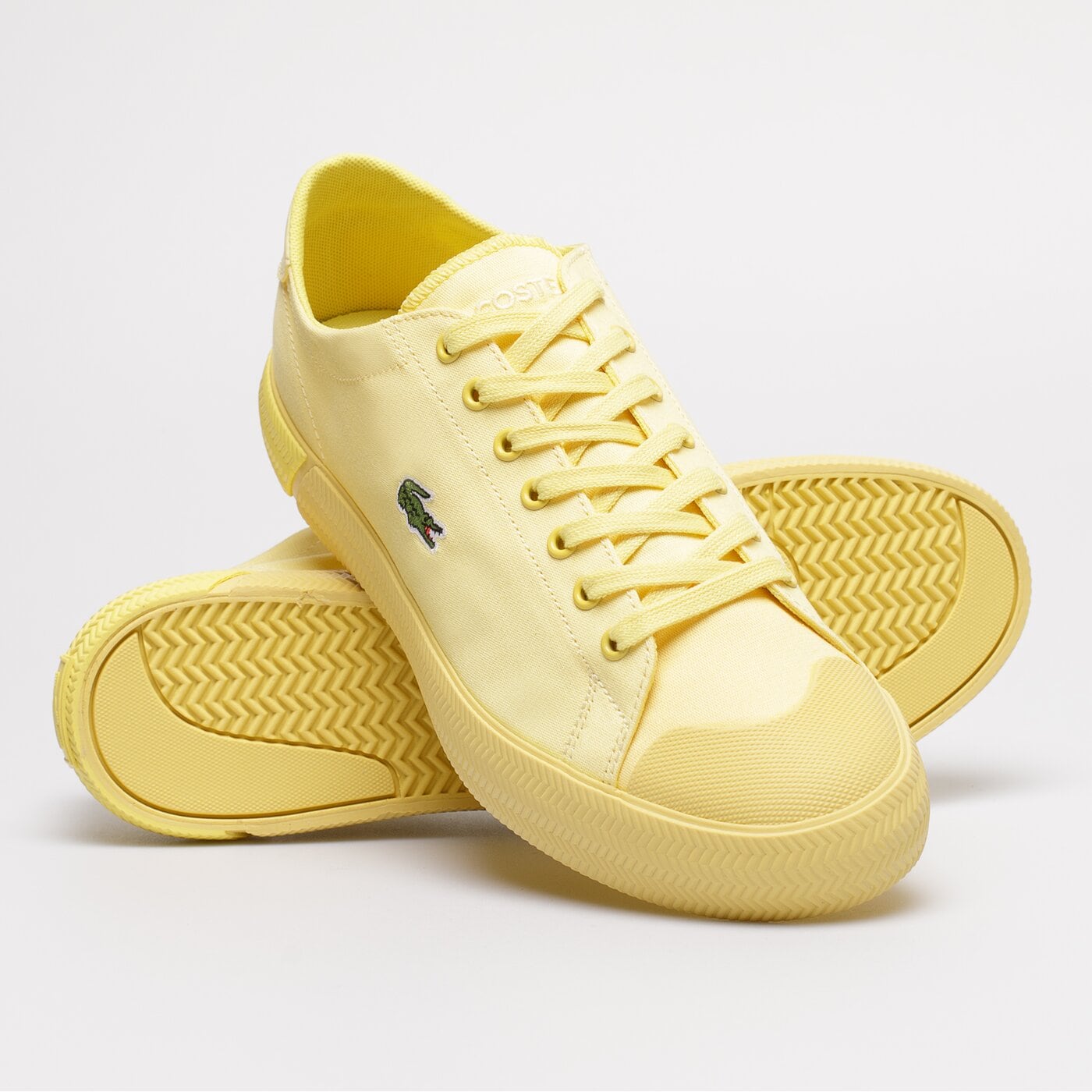 Męskie sneakersy (buty) LACOSTE GRIPSHOT 1122 1 DEG 743cma0002amg kolor żółty