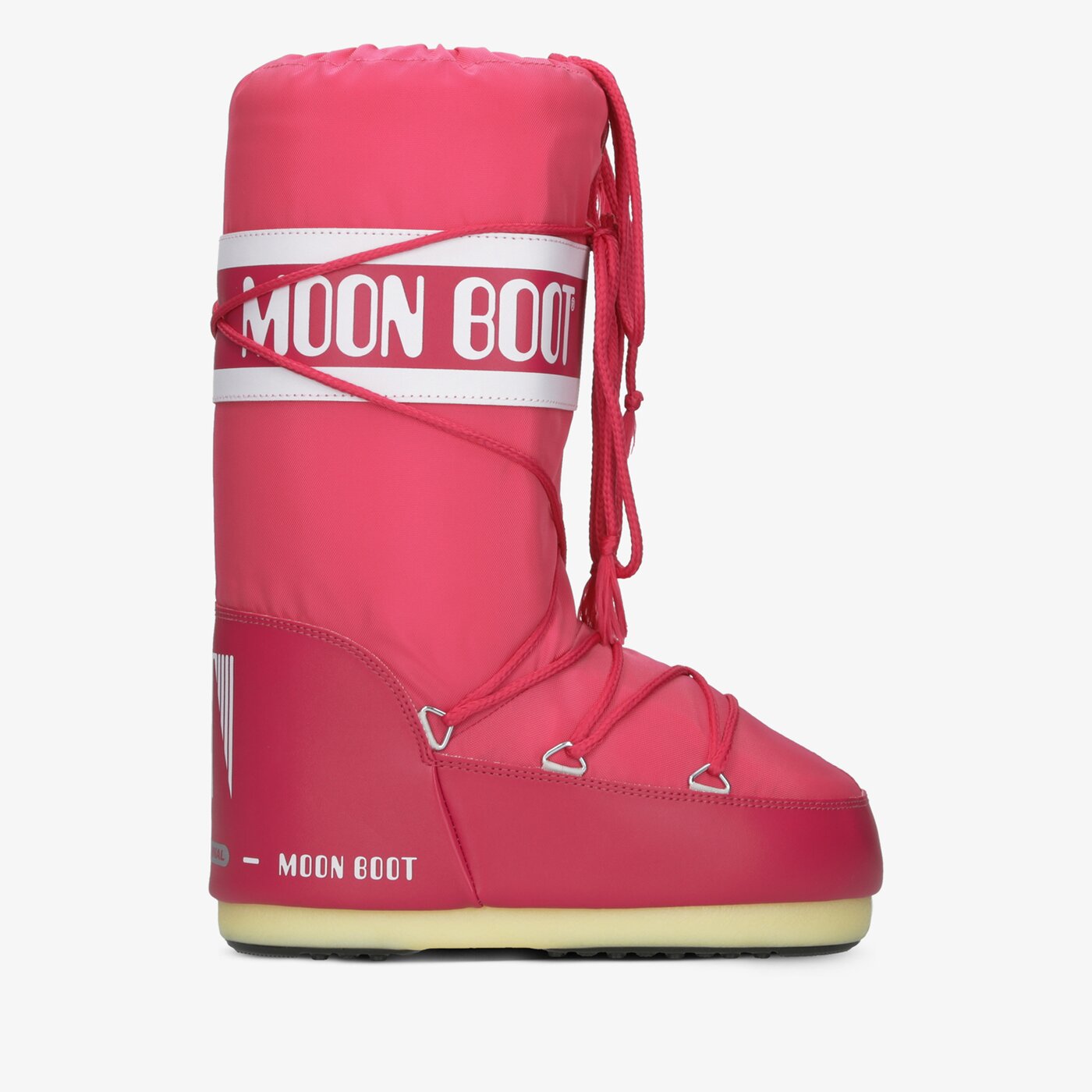 Damskie śniegowce MOON BOOT NYLON 14004400062 kolor różowy