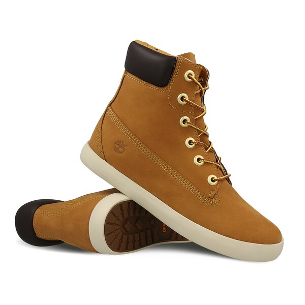 Damskie botki / sztyblety TIMBERLAND FLANNERY 6IN a1b3i kolor żółty