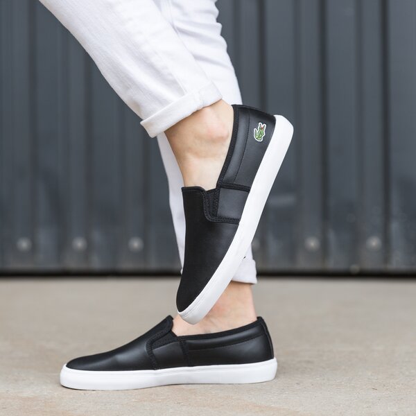 Damskie trampki LACOSTE GAZON BL 1 732spw0137024 kolor czarny