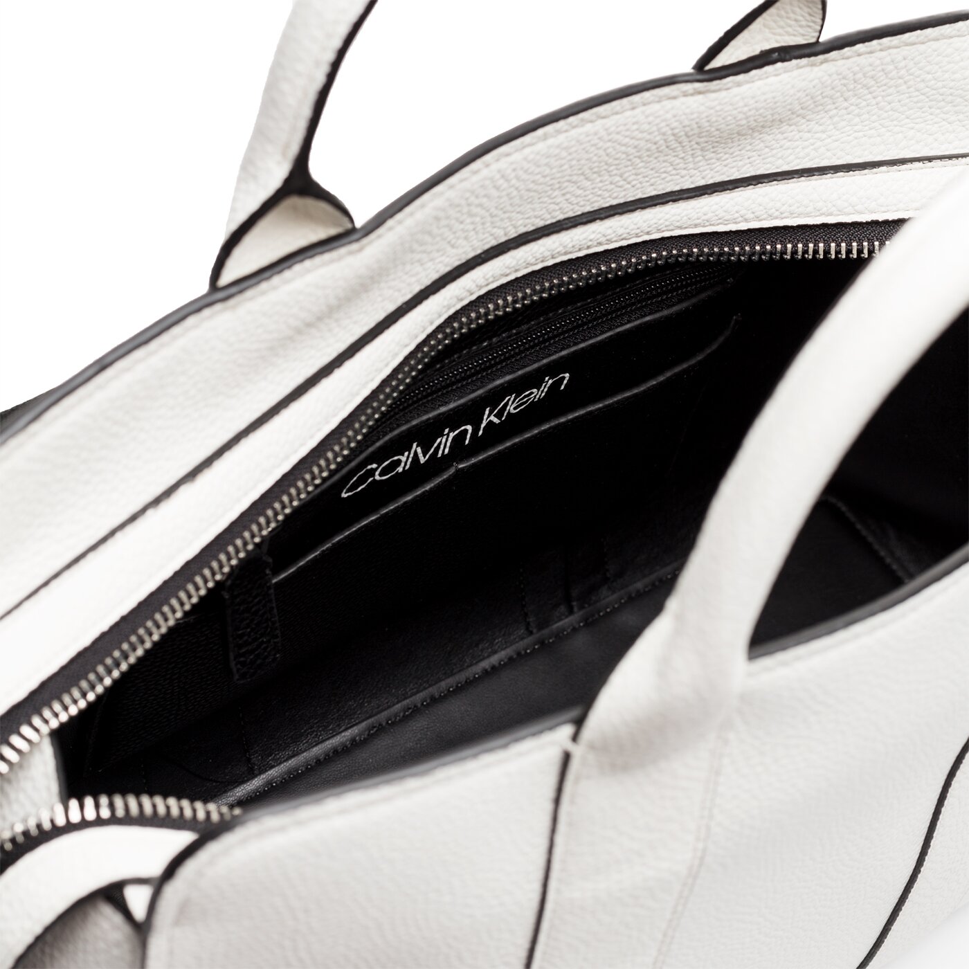 Damska torebka CALVIN KLEIN TOREBKA RACE TOTE k60k604882102 kolor biały