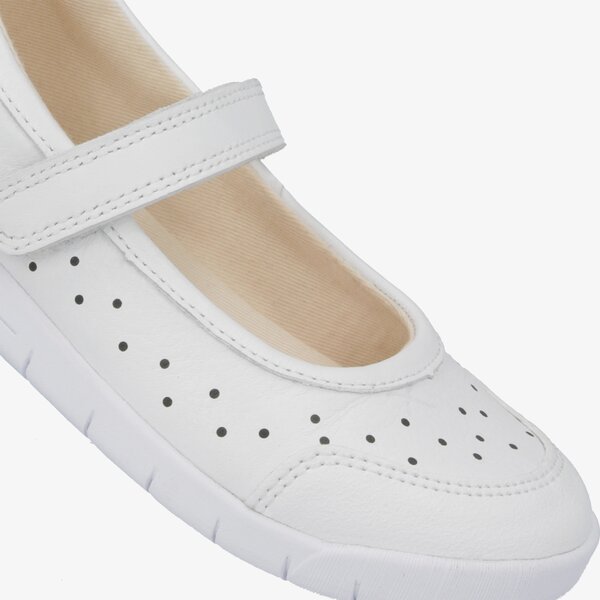 Dziecięce sandały / klapki CLARKS EMERY HALO T 26141172 kolor biały