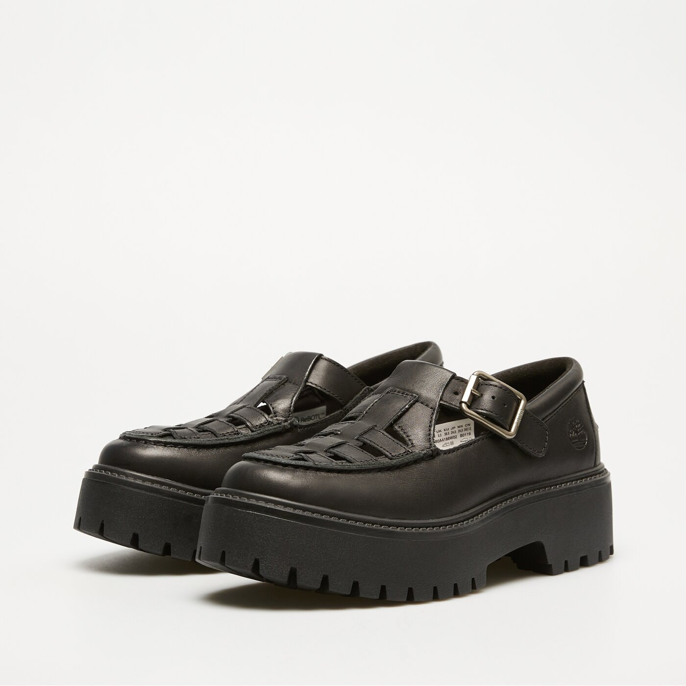 Damskie półbuty TIMBERLAND STONE STREET BUCKLE SHOE tb0a4188w021 kolor czarny