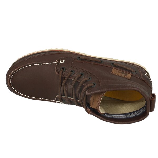 Męskie buty outdoor (trekkingowe) LACOSTE SAUVILLE MID 2  726srm3051176 kolor brązowy