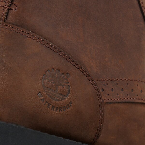 Męskie buty za kostkę TIMBERLAND FITCHBURG WP CHUKKA a15uh kolor brązowy