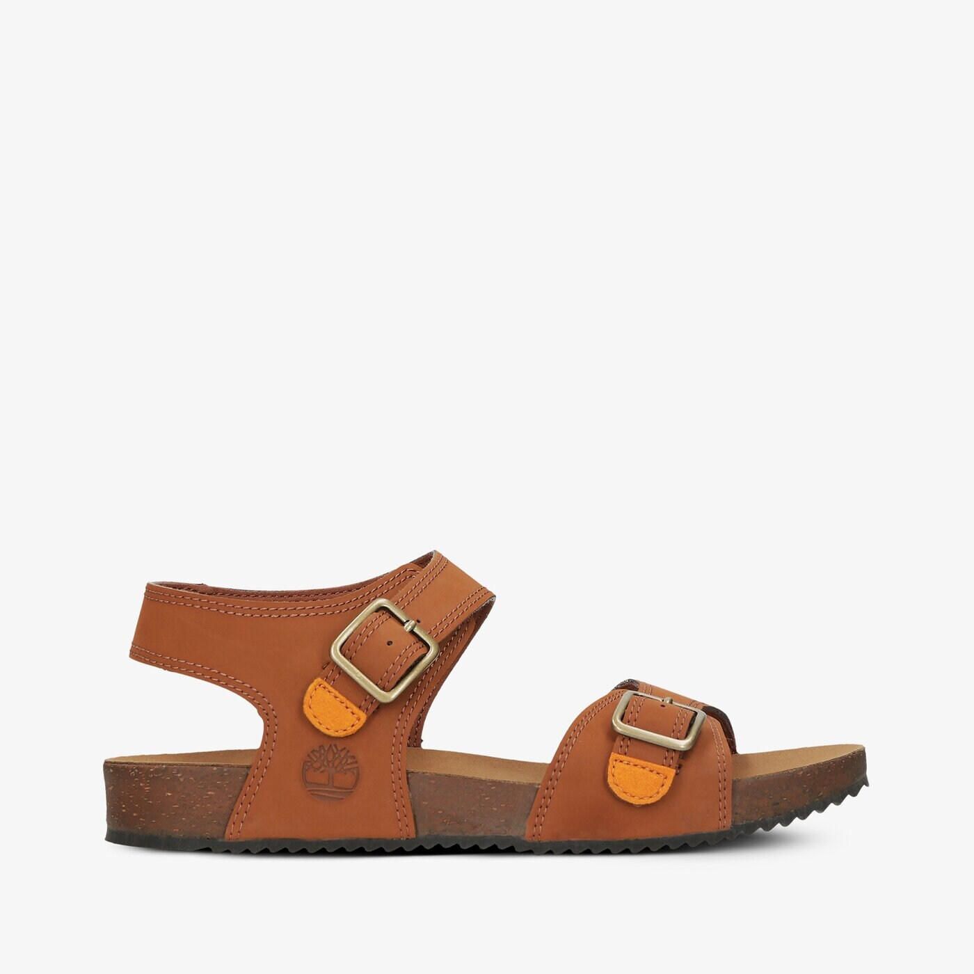 Dziecięce sandały / klapki TIMBERLAND CASTLE ISLAND 2 STRAP tb0a4339f131 kolor brązowy