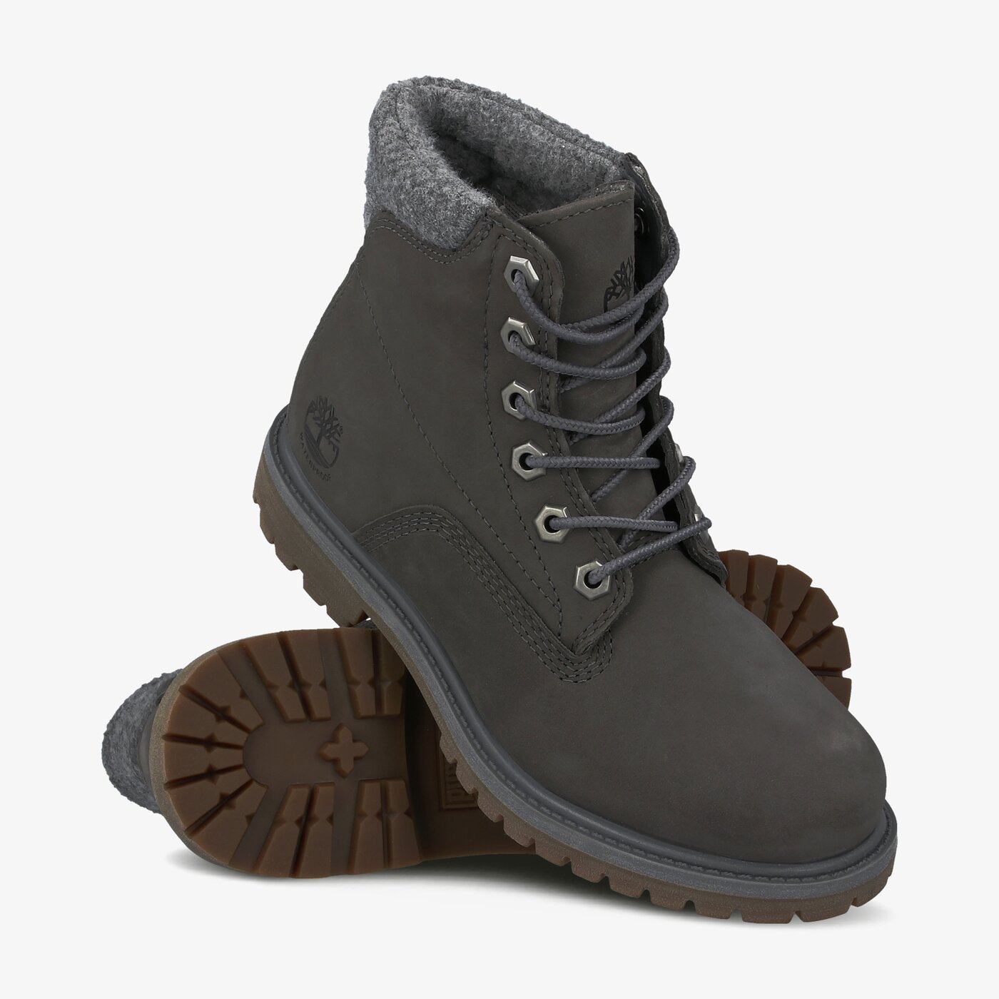 Damskie trapery TIMBERLAND WATERVILLE 6IN BASIC tb0a23jv0331 kolor szary