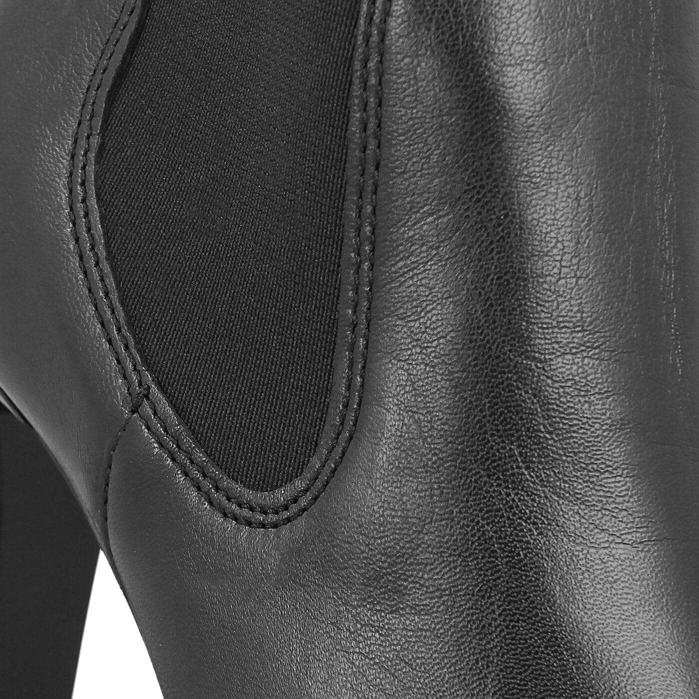 Damskie botki / sztyblety SYMBIOSIS BOTKI BLAIR SKÓRA LICOWA CZARNA 925001 kolor czarny