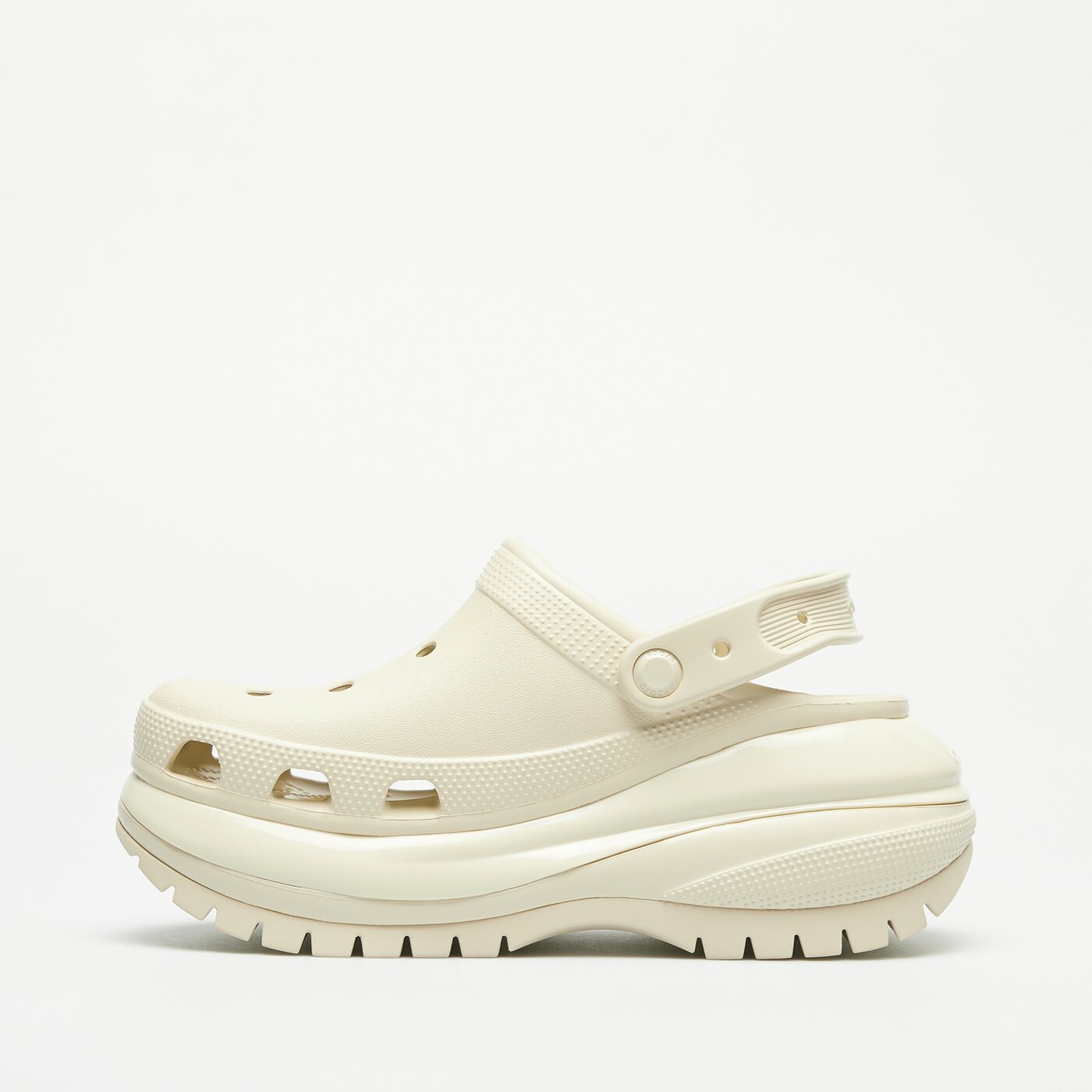 Damskie sandały CROCS CLASSIC MEGA CRUSH CLOG 2079882y2 kolor beżowy