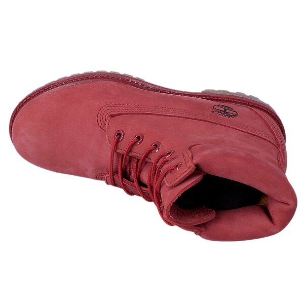 Damskie trapery TIMBERLAND PREMIUM 6 INCH BOOT - W  a148z kolor czerwony