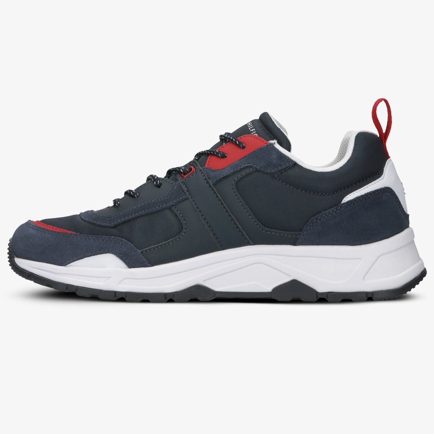 Męskie sneakersy (buty) TOMMY HILFIGER FASHION MIX SNEAKER fm0fm02389020 kolor granatowy