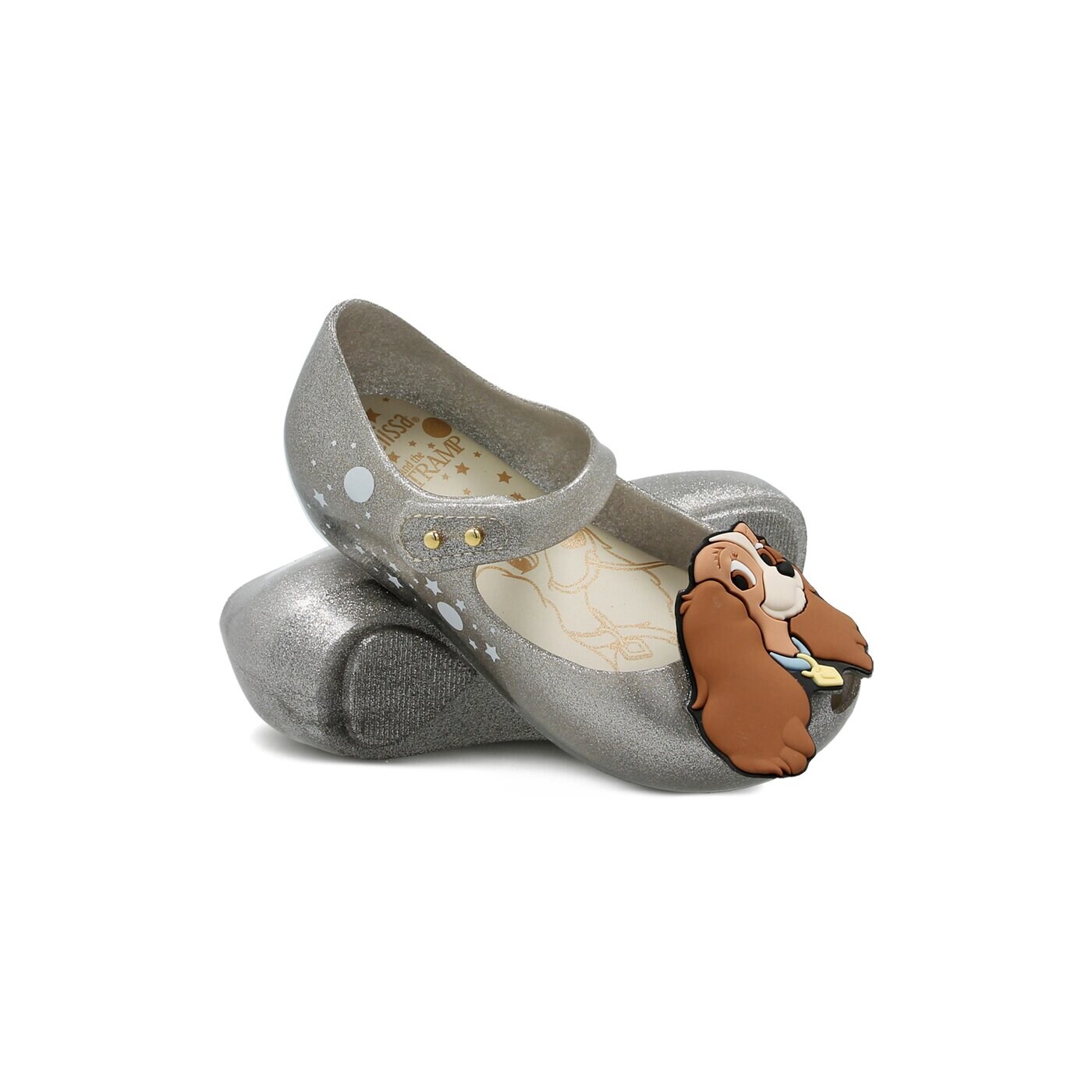 MELISSA MINI MELISSA ULTRAGIRL + LADY AND THE TRAMP BB ME 3226203286 kolor srebrny