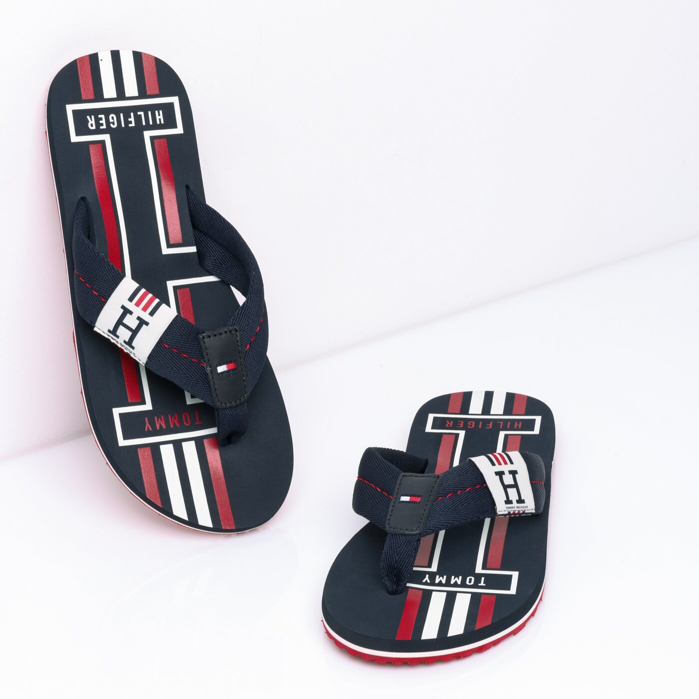 Męskie klapki TOMMY HILFIGER BONDI 3 fm0fm02076403 kolor granatowy
