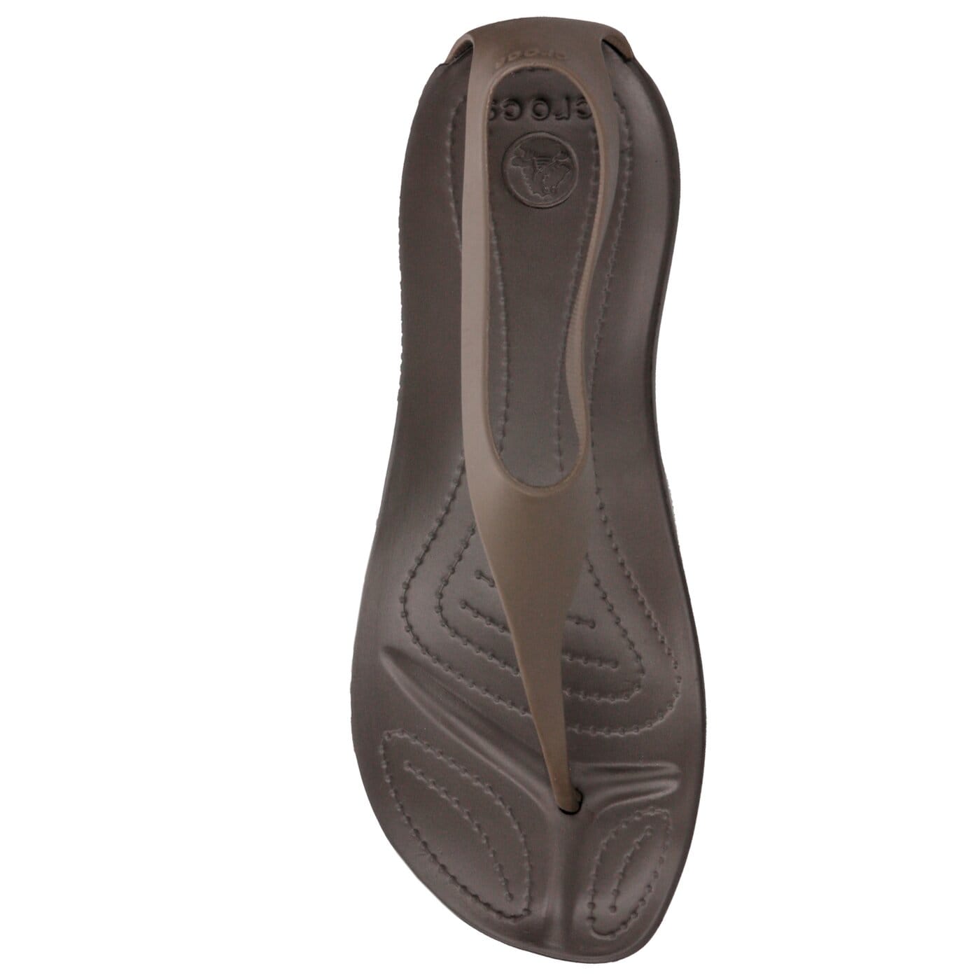 Damskie sandały CROCS SEXI FLIP W 1135422z kolor brązowy