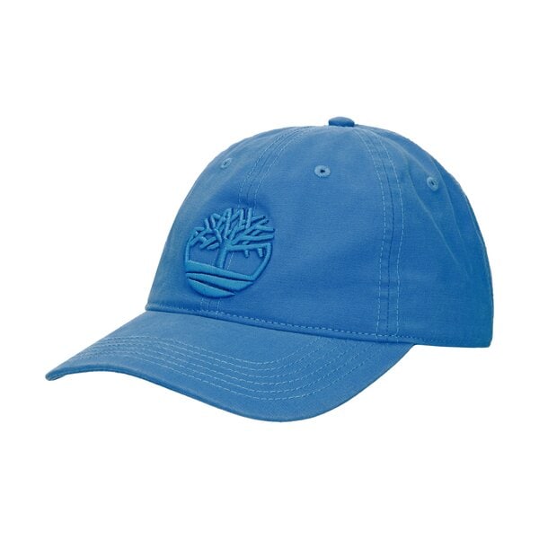 Damska czapka z daszkiem TIMBERLAND CZAPKA SOUNDVIEW COTTON CANVAS CAP tb0a1e9mf421 kolor niebieski