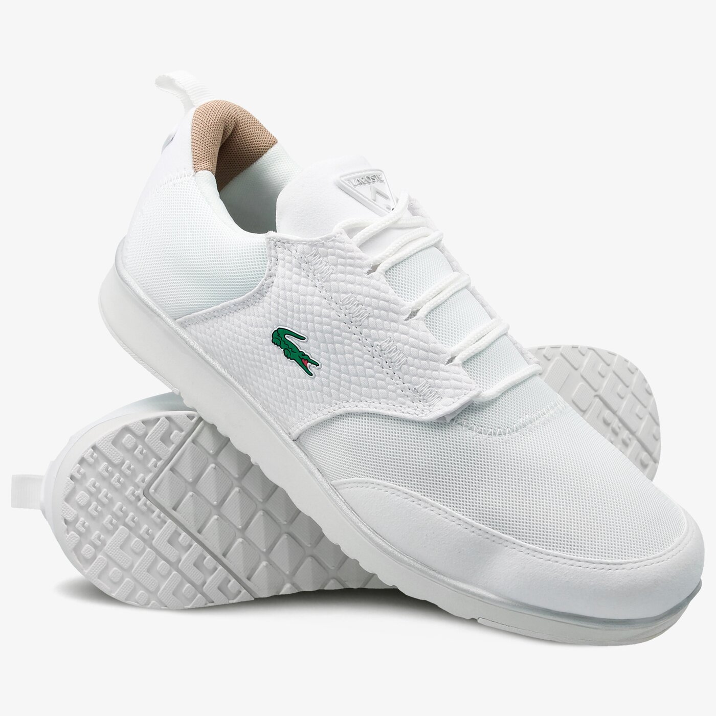 Męskie sneakersy (buty) LACOSTE L.IGHT 118 1 735spm002165t kolor biały