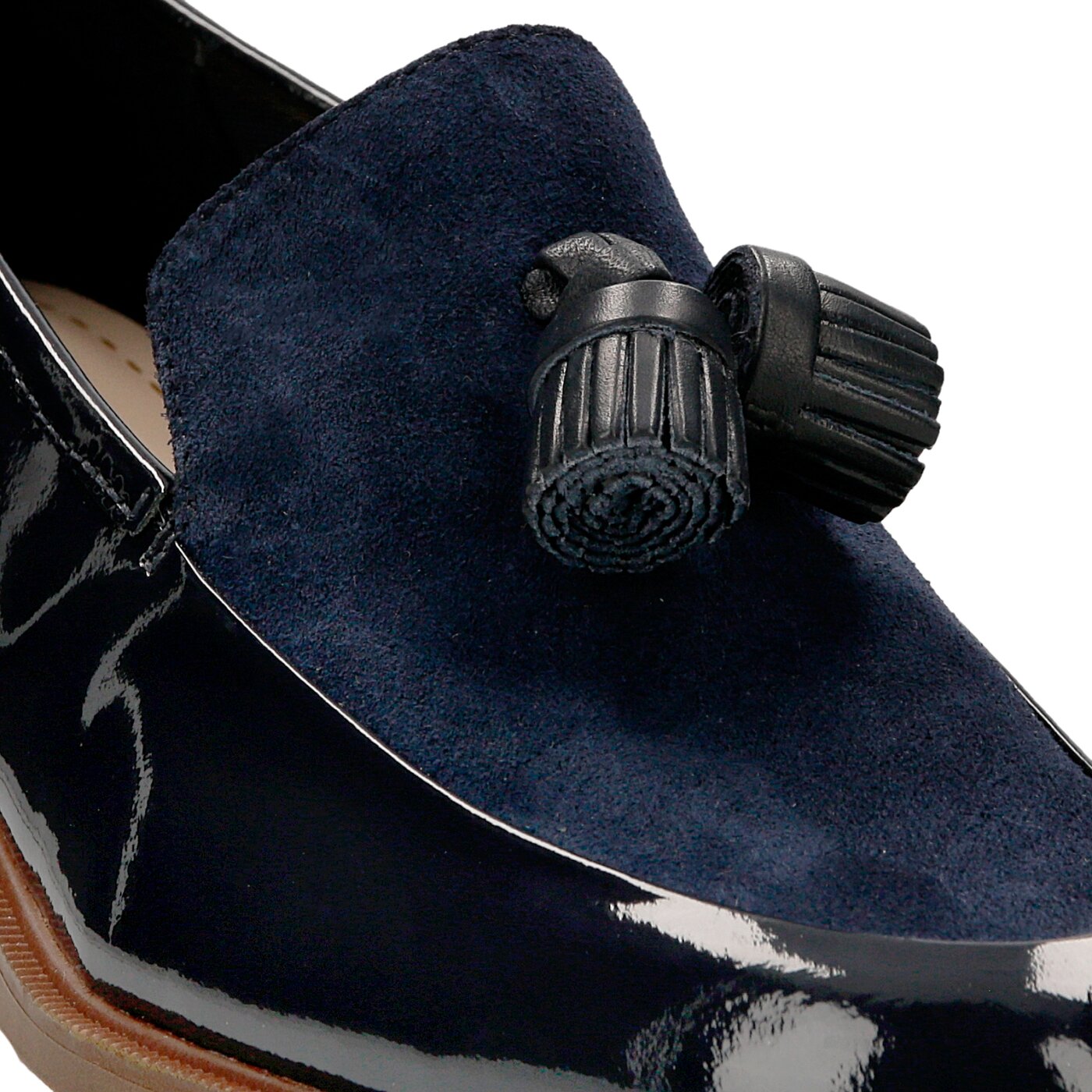 Damskie espadryle CLARKS TAYLOR SPRING 26128243 kolor granatowy