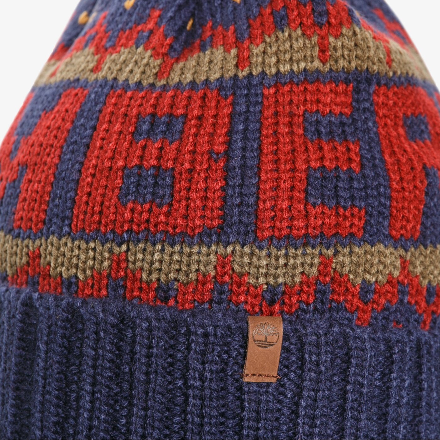 Męska czapka zimowa TIMBERLAND CZAPKA ZIMOWA KNIT IN CUFFED BEANIE tb0a1eh24511 kolor granatowy