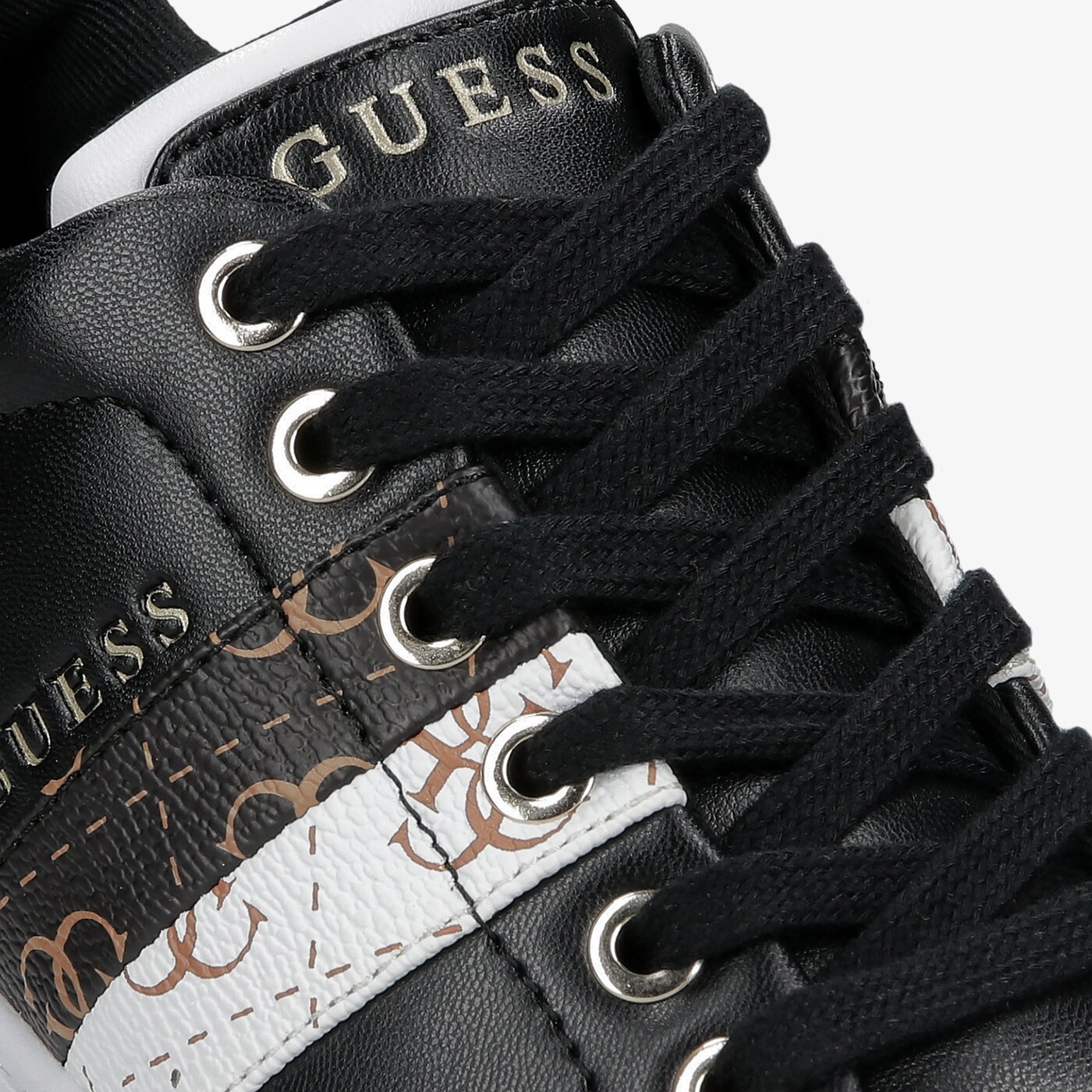 Damskie trampki GUESS REEL fl5reeele12blkbl kolor czarny