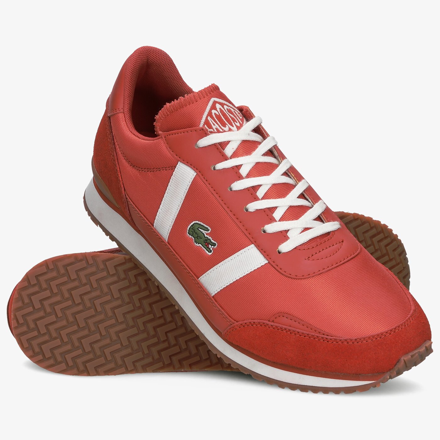 Męskie sneakersy (buty) LACOSTE PARTNER 120 4 SMA 739sma0047abx kolor pomarańczowy