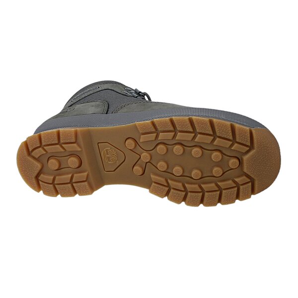 Dziecięce buty outdoor / trekkingowe TIMBERLAND EURO HIKER - LEATHER / FABRIC a12we kolor szary