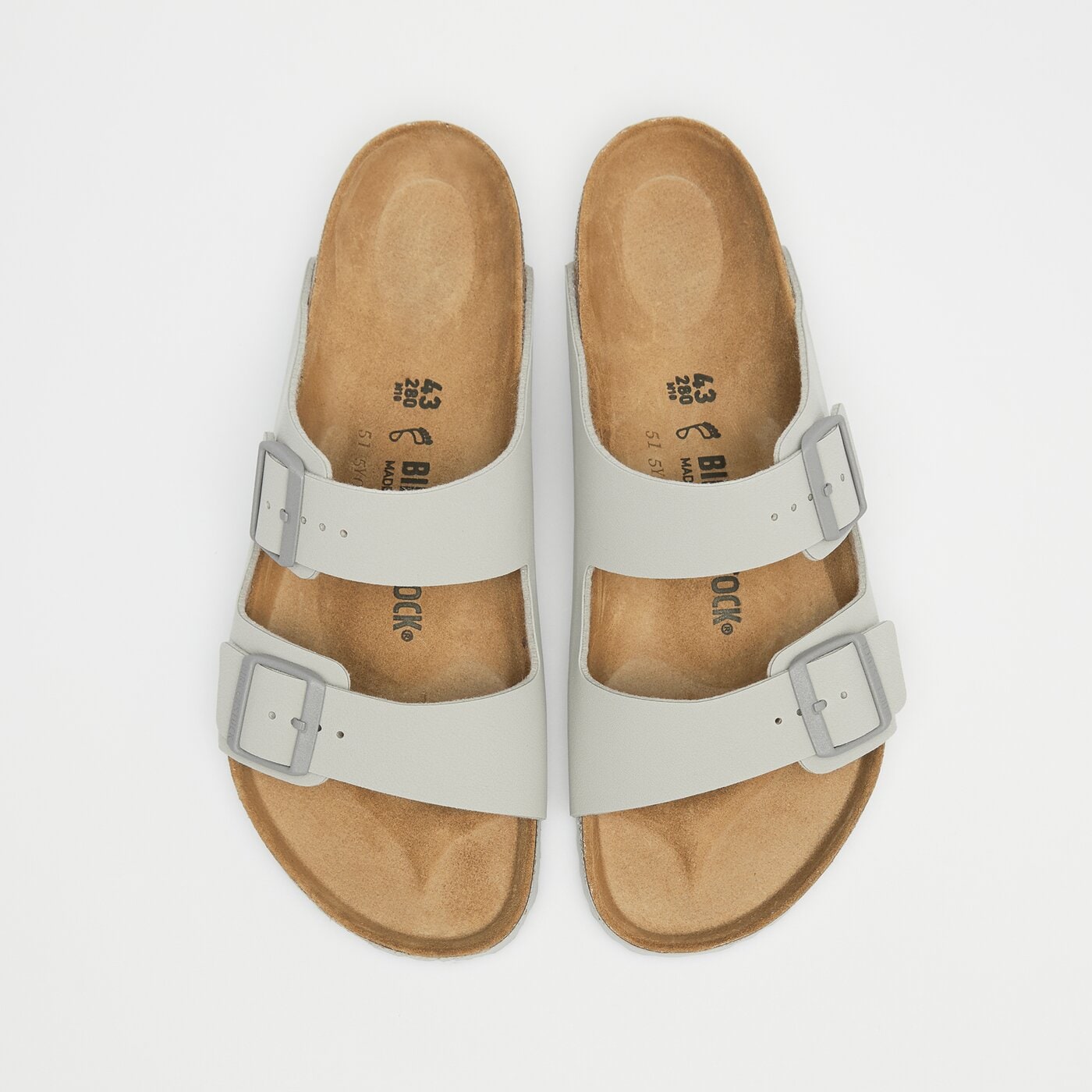 Męskie klapki BIRKENSTOCK ARIZONA BS 1027720 kolor szary