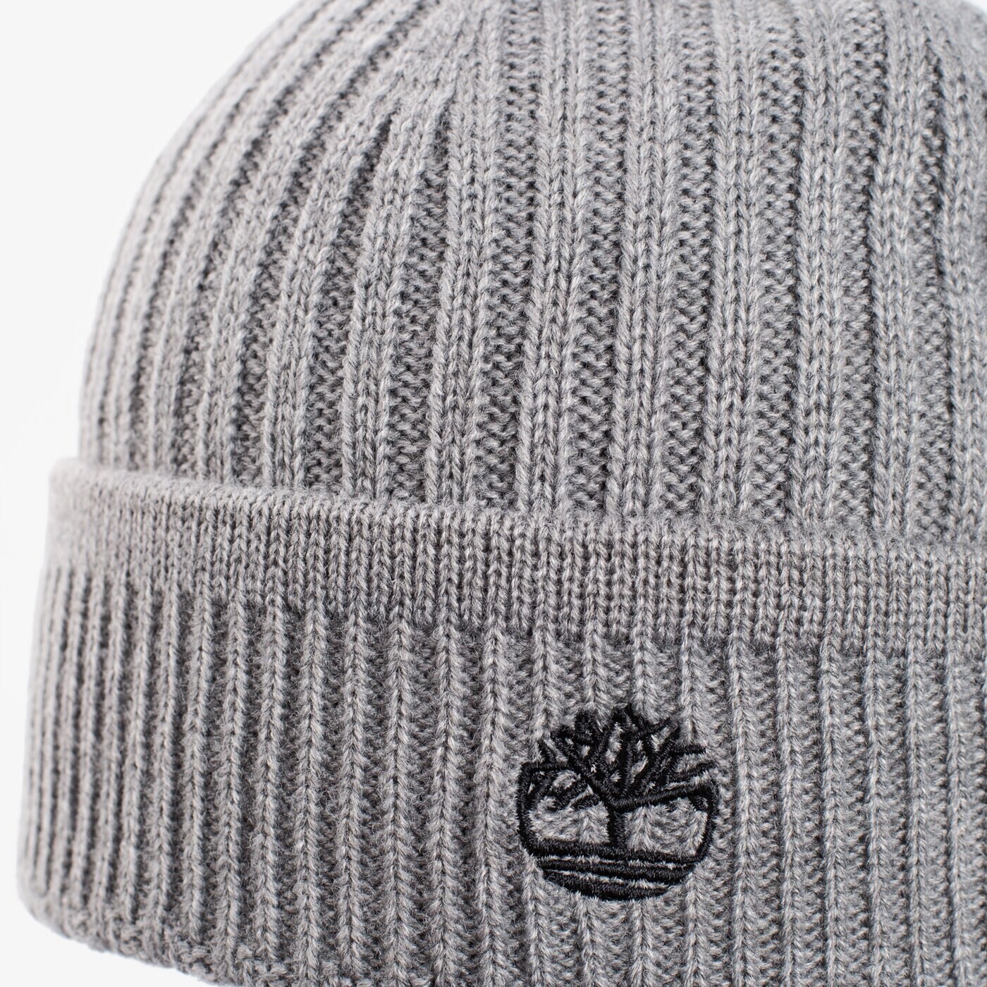 Męska czapka zimowa TIMBERLAND CZAPKA ZIMOWA SOLID RIB BEANIE tb0a1es9c811 kolor szary