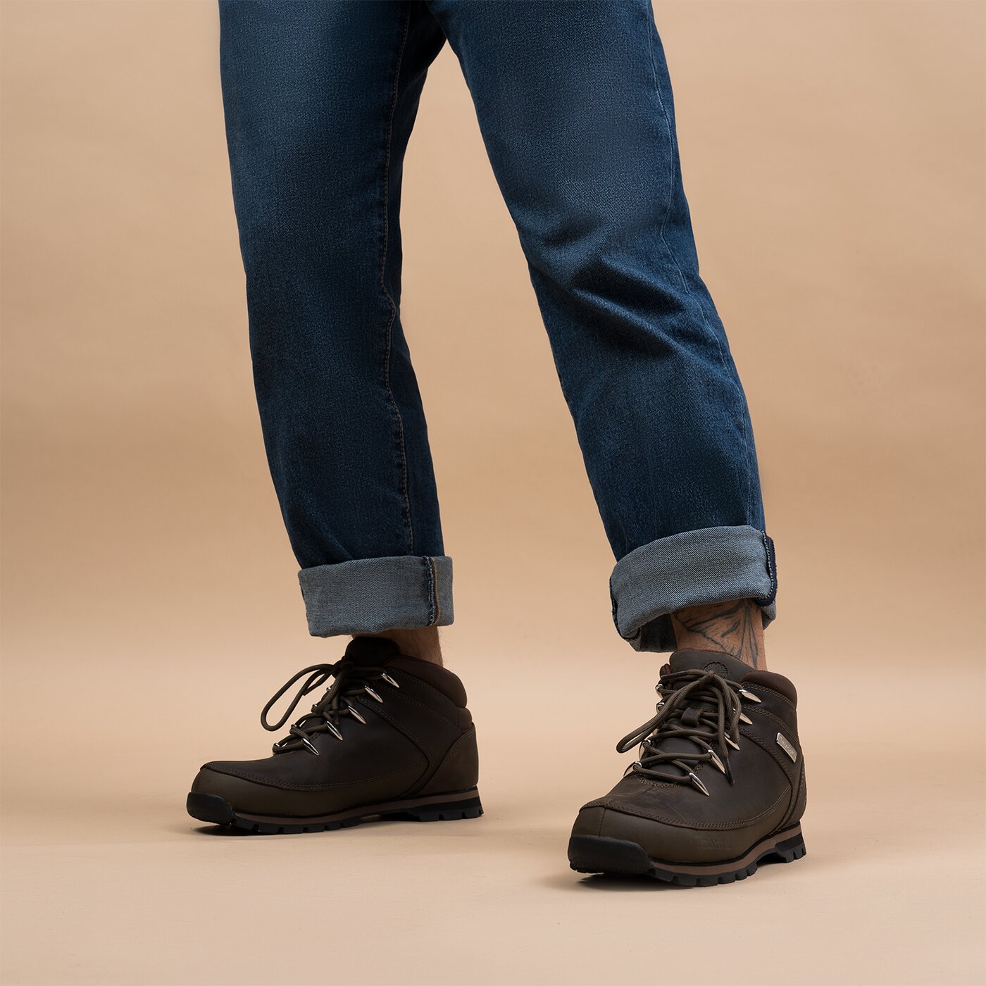 Męskie buty outdoor (trekkingowe) TIMBERLAND EURO SPRINT HIKER  tb0a2jgx9011 kolor khaki