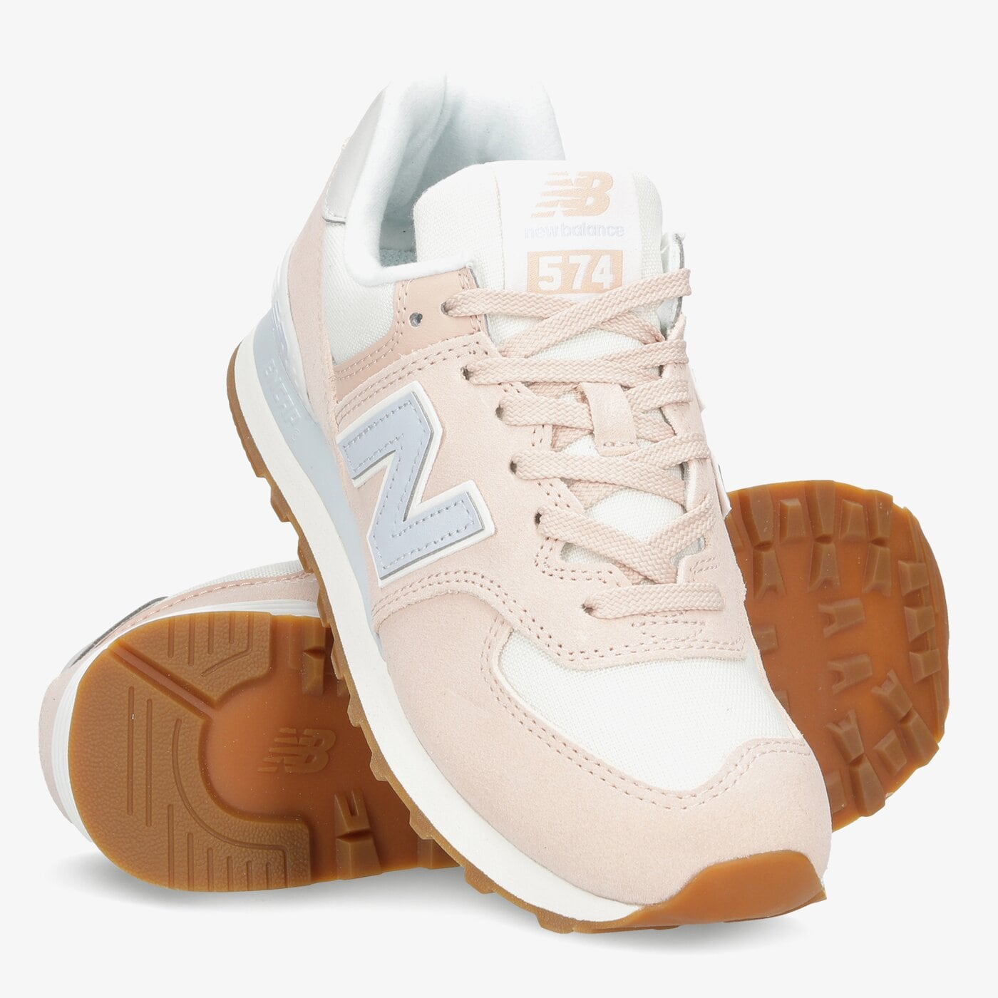 Damskie sneakersy (buty) NEW BALANCE WL574NE2 wl574ne2 kolor beżowy