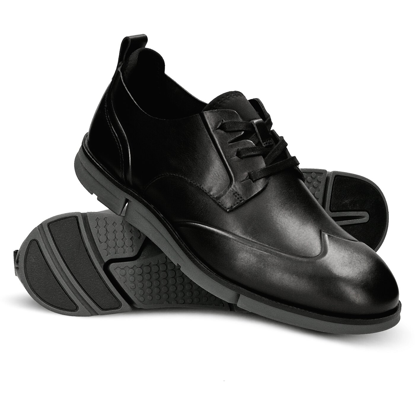 Męskie półbuty CLARKS TRIGEN WING 26128346 kolor czarny