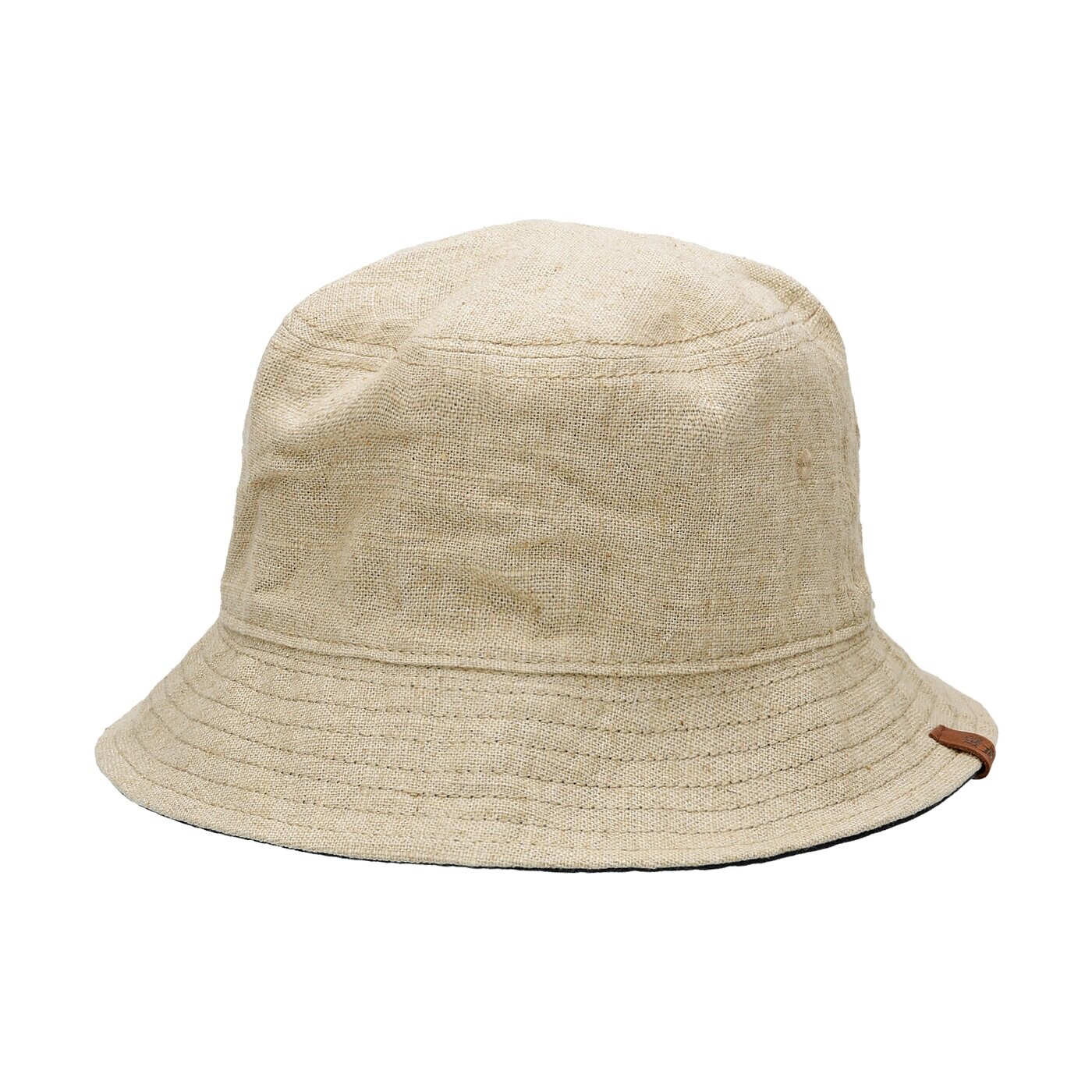 Damska czapka z daszkiem TIMBERLAND CZAPKA REV LINEN BU CKET a1e6ae82 kolor beżowy