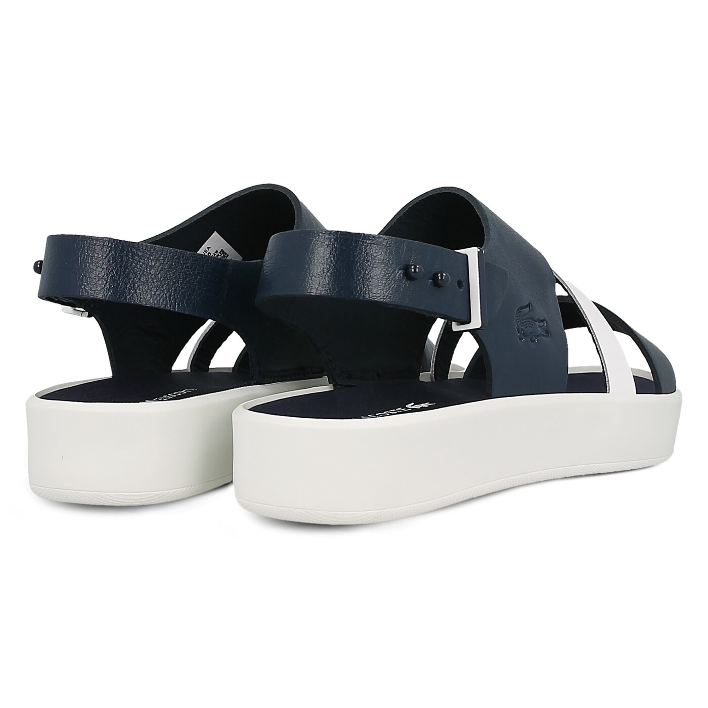 Damskie sandały LACOSTE PIRLE SANDAL 117 1 733caw1011092 kolor granatowy