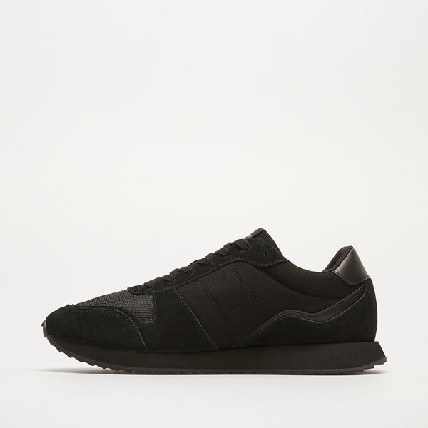 Męskie sneakersy (buty) TOMMY HILFIGER RUNNER EVO MIX ESS fm0fm04886bds kolor czarny