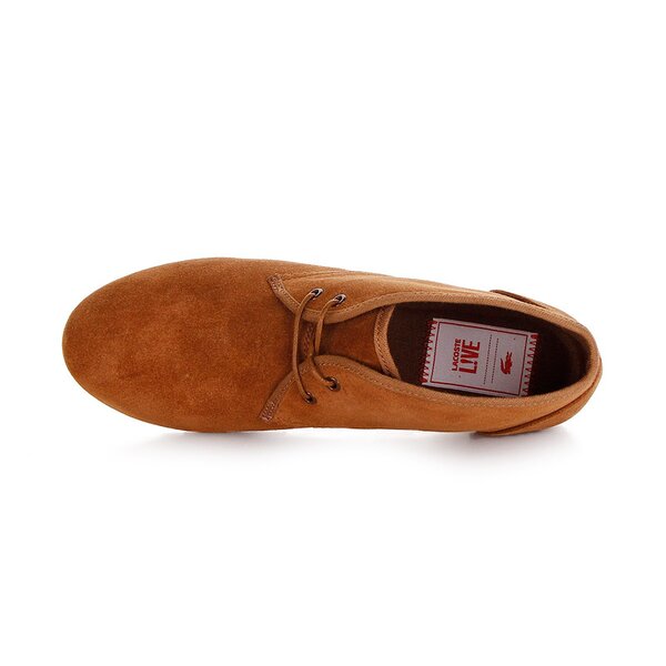 Damskie buty za kostkę LACOSTE HAXBY 725lew2010b23 kolor brązowy