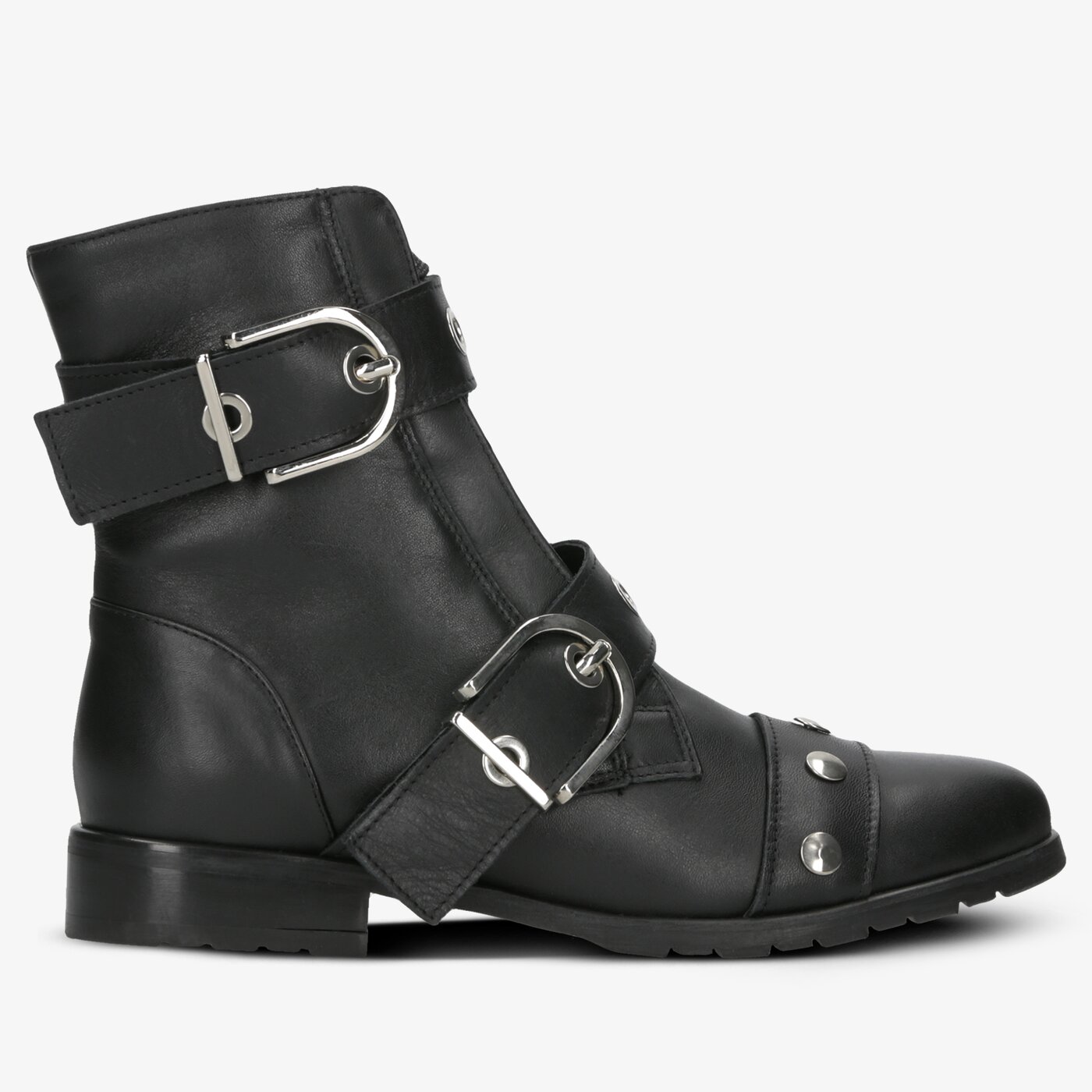 Damskie botki / sztyblety SYMBIOSIS RIDE WITH ME  sywc219009 kolor czarny