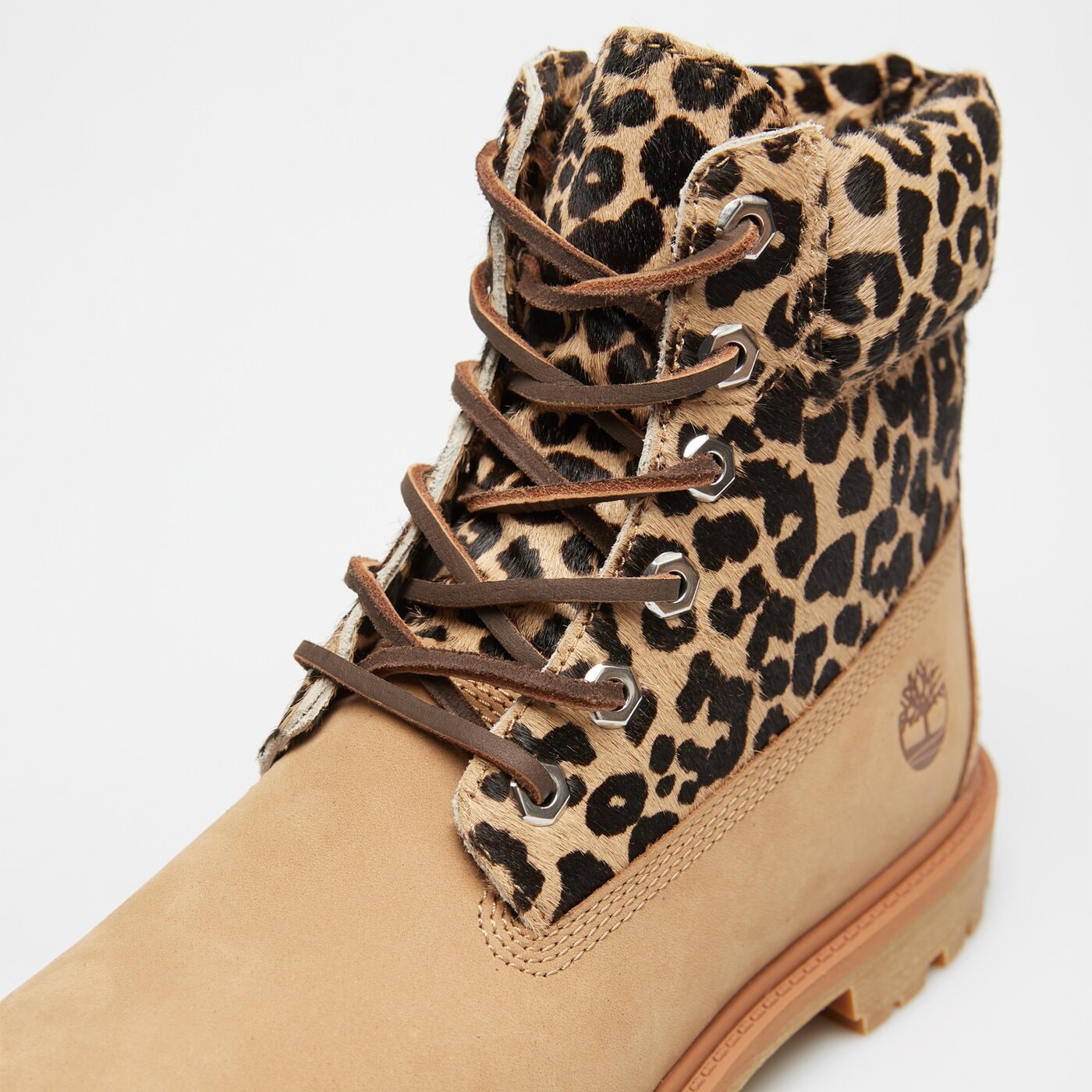 Damskie buty za kostkę TIMBERLAND PREMIUM 6 INCH LACE UP BOOT tb0a5m5nen31 kolor brązowy