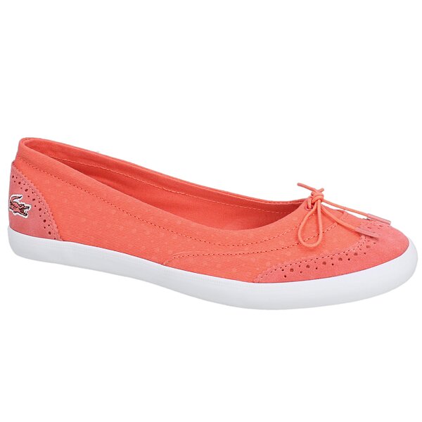 Damskie sneakersy (buty) LACOSTE LOXIA 216 1 731caw0136lr2 kolor pomarańczowy