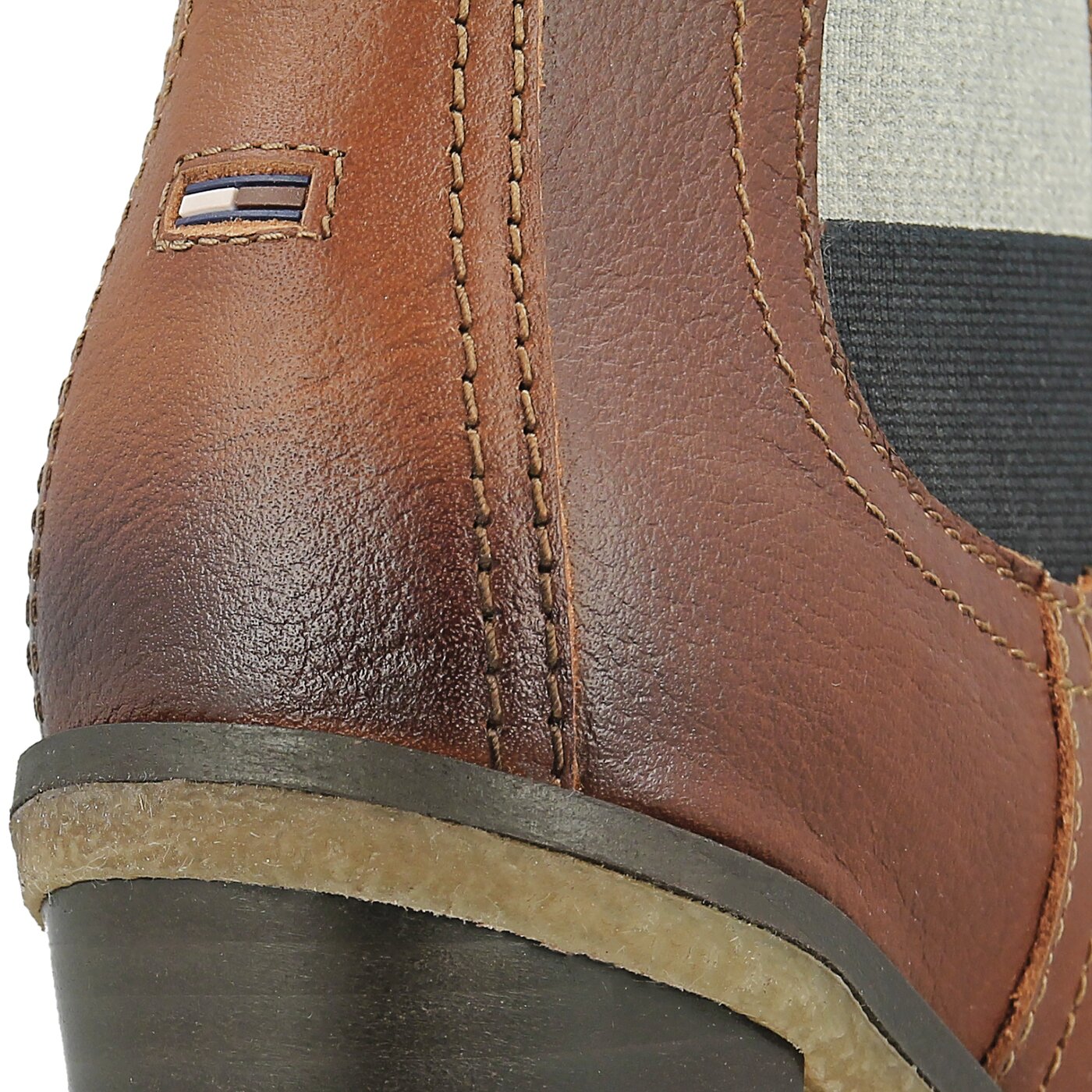 Damskie botki / sztyblety TOMMY HILFIGER CLEO 13A fw0fw01377906 kolor brązowy