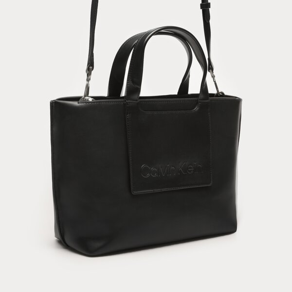 Damska torebka CALVIN KLEIN TOREBKA CK SET TOTE MEDIUM k60k611077bax kolor czarny