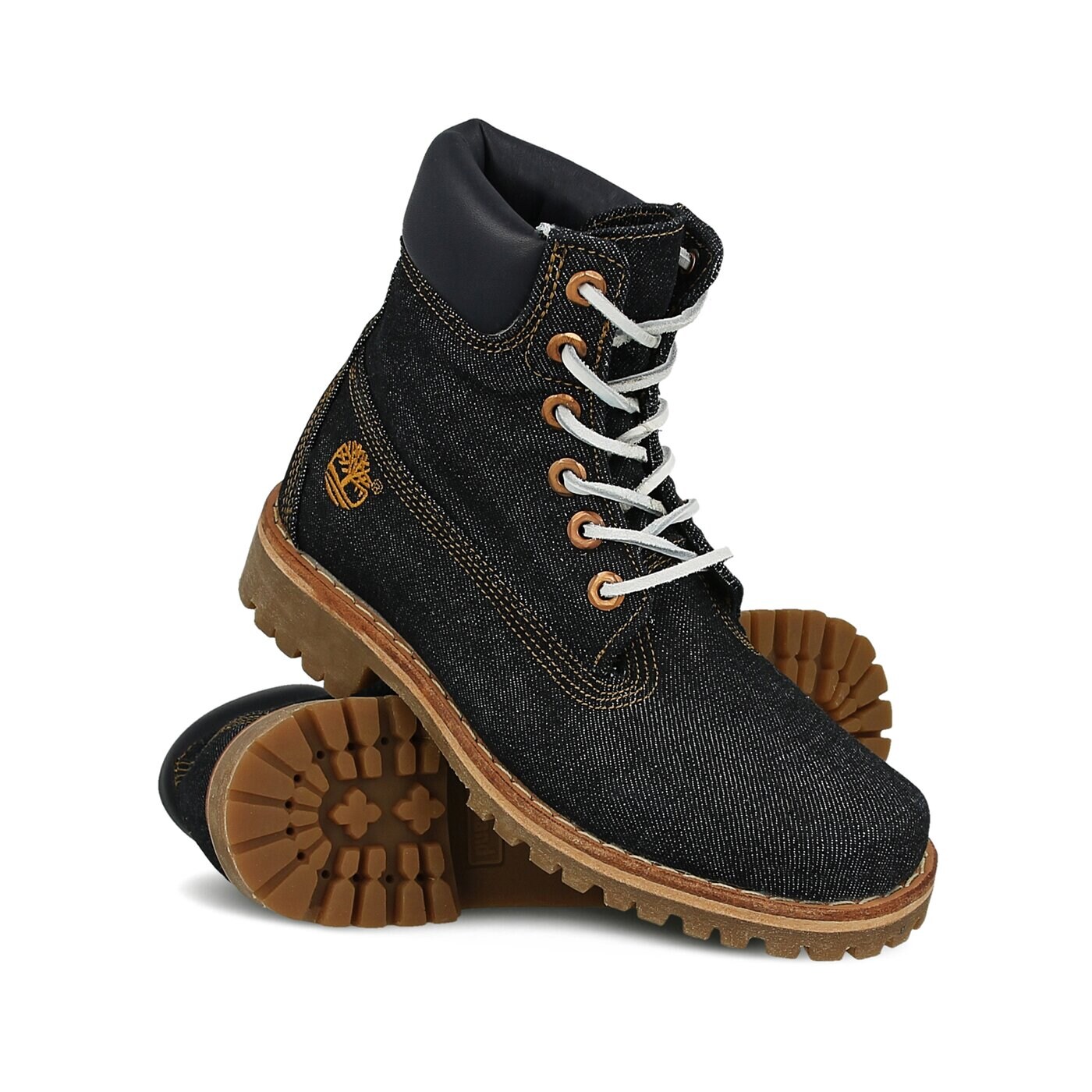 Damskie trapery TIMBERLAND LTD FABRIC 6IN a1g7r kolor granatowy