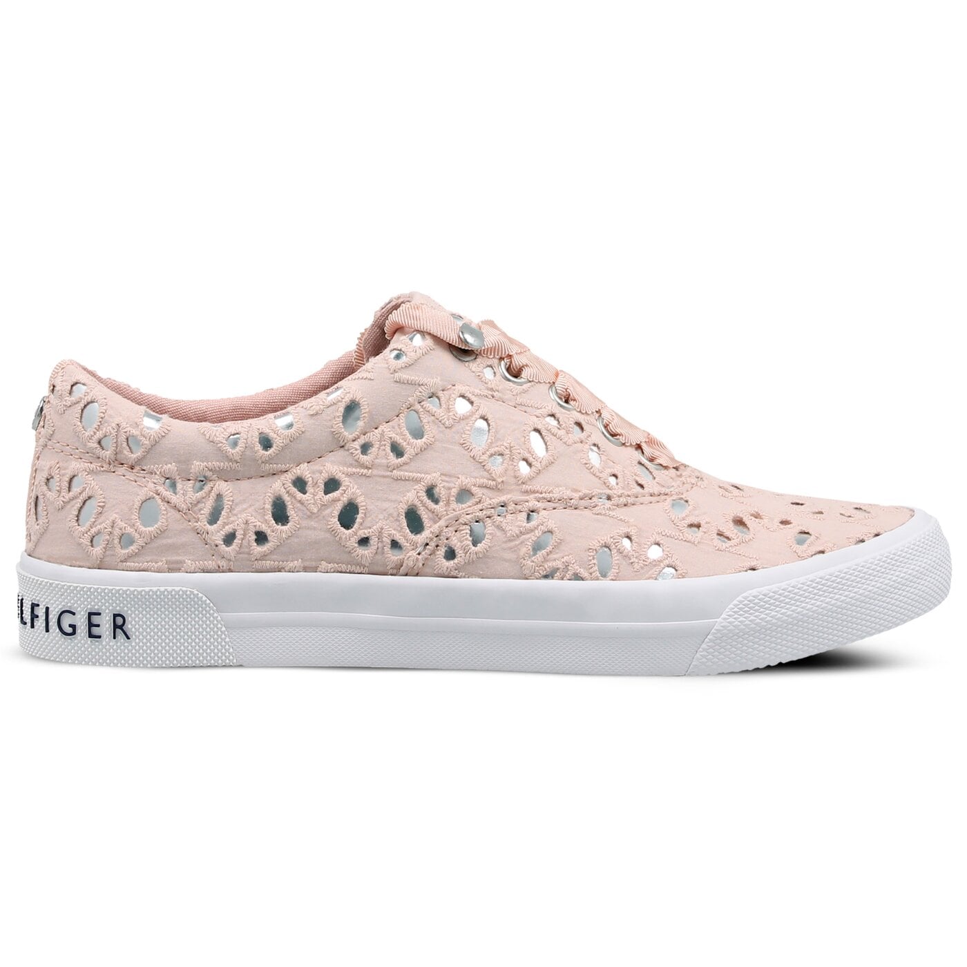 Damskie trampki TOMMY HILFIGER HERITAGE METALLIC STAR SNEAKER fw0fw02472502 kolor różowy