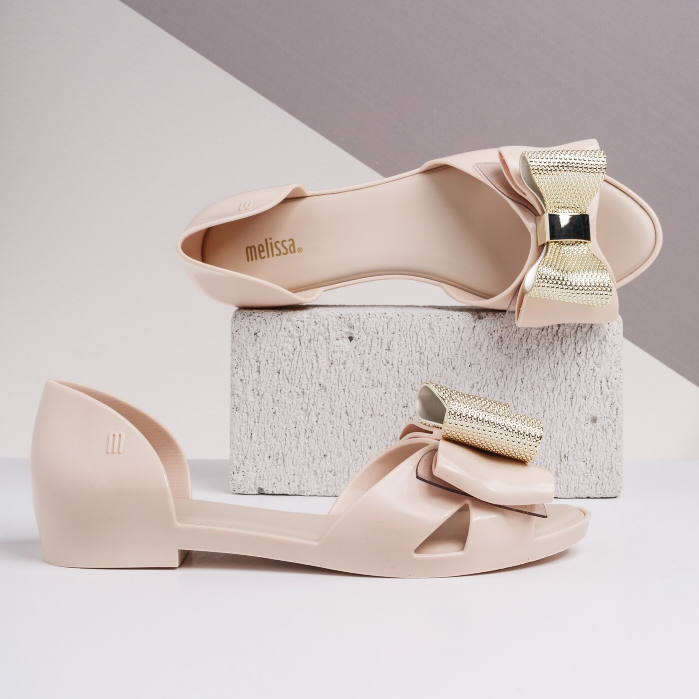 Damskie baleriny (buty) MELISSA SEDUCTION V AD. 3266301127 kolor beżowy