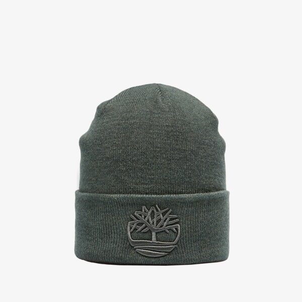 Damska czapka zimowa TIMBERLAND CZAPKA 3D EMBROIDERY BEANIE tb0a65hp3171 kolor zielony