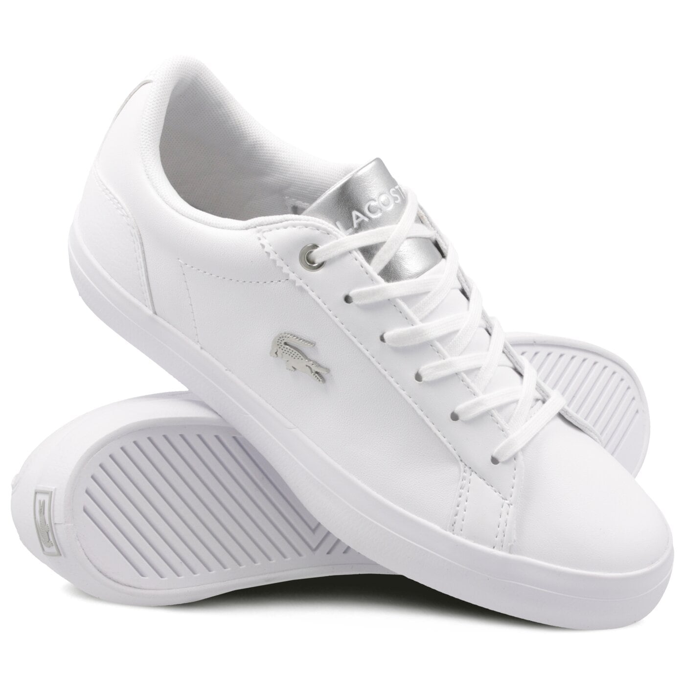 Damskie sneakersy (buty) LACOSTE LEROND 119 1 QSP 737cfa0070108 kolor biały