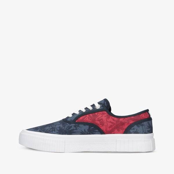 Męskie trampki TOMMY HILFIGER ELEVATED RWB PRINT VULC fm0fm036180gz kolor granatowy