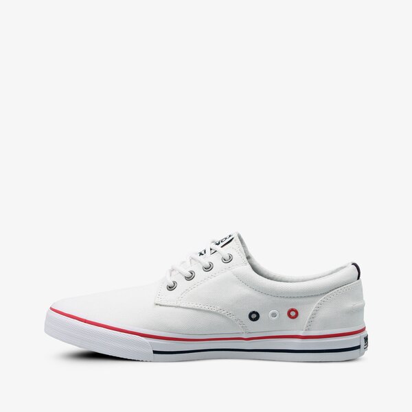 Męskie trampki TOMMY HILFIGER TOMMY JEANS TEXTILE SNEAKER em0em00001100 kolor biały