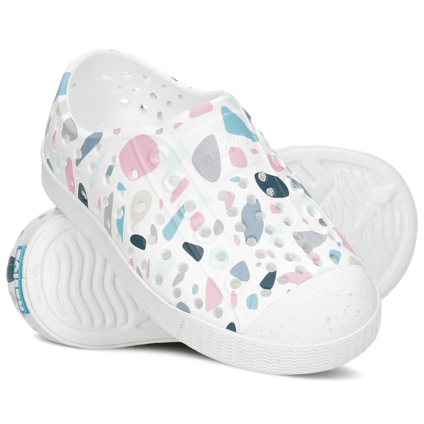 Dziecięce trampki NATIVE JEFFERSON PRINT JUNIOR 12100101-8965 kolor biały