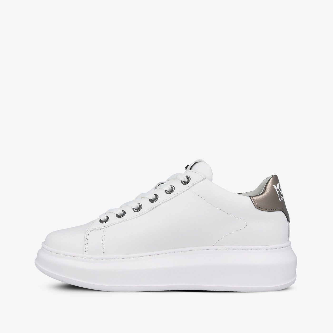 Damskie sneakersy (buty) KARL LAGERFELD KAPRI MAISON KARL LACE kl6253801s kolor biały