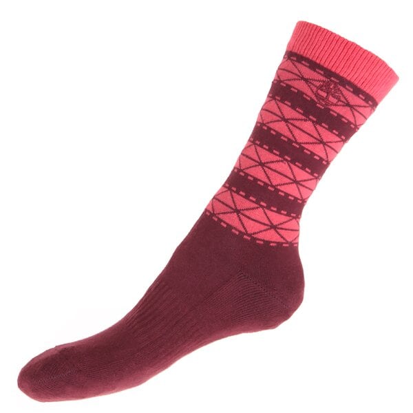 Damskie skarpetki TIMBERLAND SKARPETY SEASONAL CREW j0212211 kolor bordowy