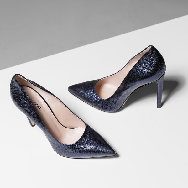 Damskie szpilki / czółenka GINO ROSSI INGRID dcg595q74001657000 kolor granatowy